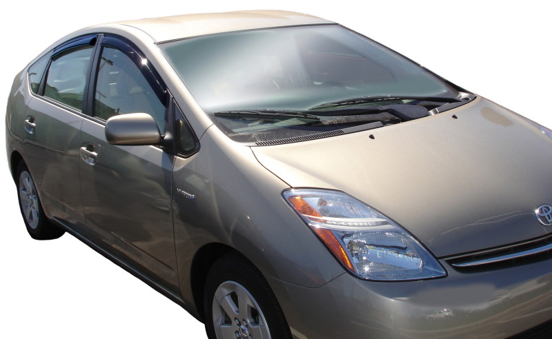Toyota Prius Wind Deflectors - Outside Mount - AVS - Ventvisor 4pc - Smoke - `06-`09