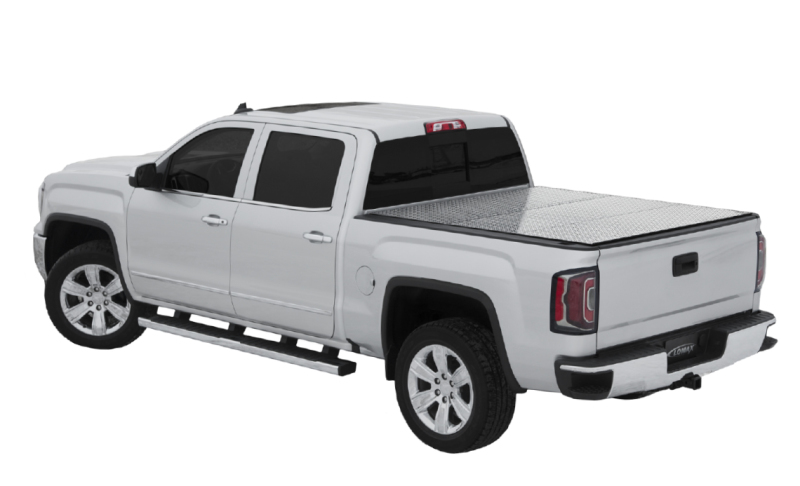 GMC Canyon Tonneau Cover - Access - Hard Tri-Fold, Professional Series, Diamond Plate Finish - Black Diamond Mist - `15-`22