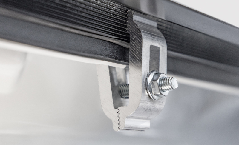 Ram 1500 Classic Tonneau Cover - Access - LOMAX ProSeries TriFold, Diamond Plate Finish - Black Diamond Mist - `19-`27