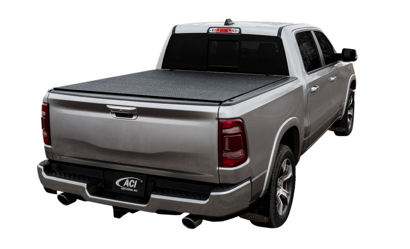 Dodge Ram 1500 Classic Tonneau Cover - Access - LOMAX ProSeries Hard Tri-Fold - Black Diamond Mist - `19-`27