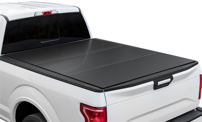 Ford Ranger Hard Tri-Fold Tonneau Cover - Access - LOMAX - Matte Black - `19-`27