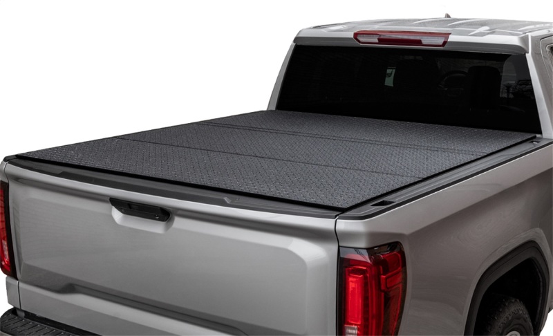 Toyota Tundra Tonneau Cover - Access - LOMAX Hard Tri-Fold - Black Diamond - `07-`21
