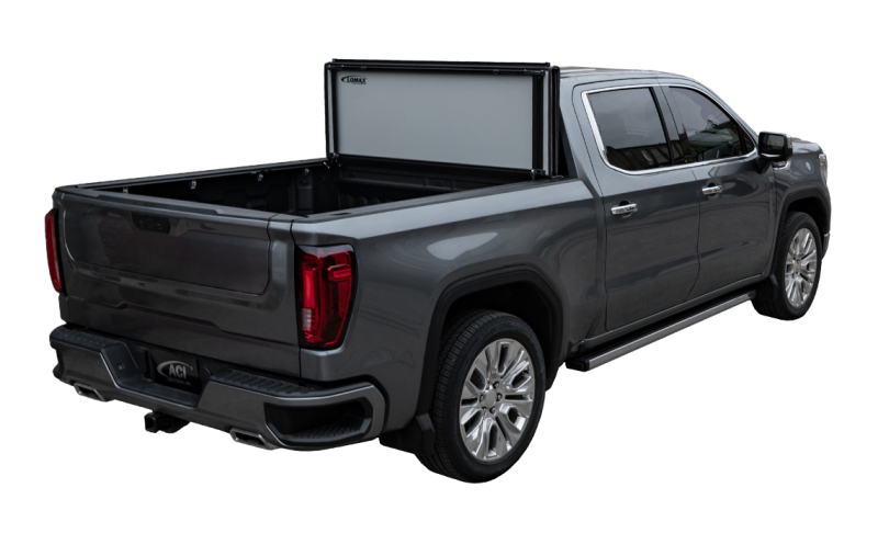 GMC 1500 Tonneau Cover - Access - Hard Tri-Fold - Black Urethane - `14-`18