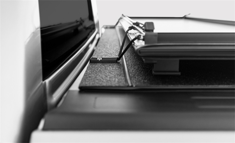 Ram 1500 Tonneau Cover - Access - LOMAX Stance Hard Tri-Fold - Black Urethane - `19-`20