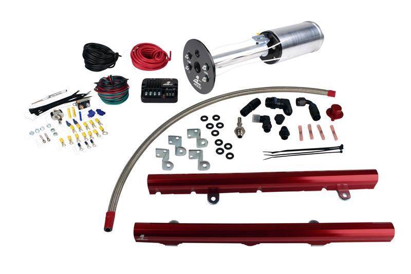 Chevrolet Corvette Fuel System - Aeromotive - Stealth A1000/LS3 Rails/PSC/Fittings - `03-`13
