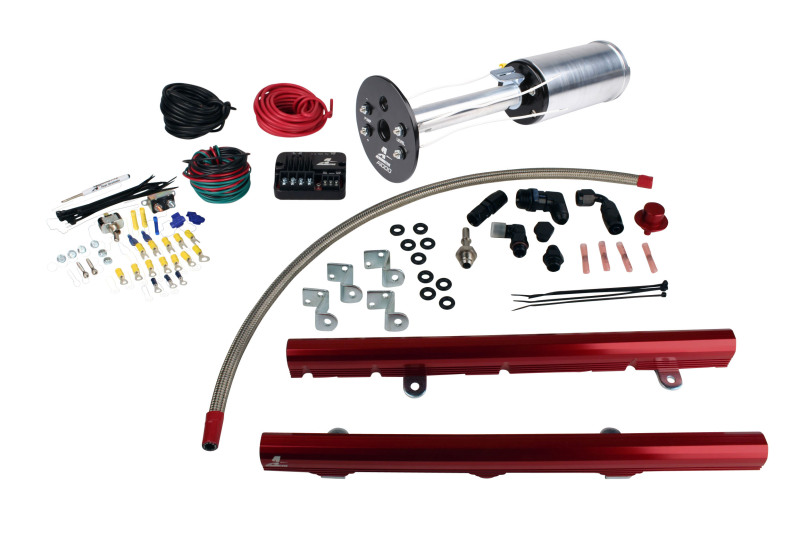 Chevrolet Corvette Fuel System - Aeromotive - Stealth A1000/LS3 Rails/PSC/Fittings - `03-`13 Chevrolet Corvette Fuel System - Aeromotive - Stealth A1000/LS3 Rails/PSC/Fittings - `03-`13
