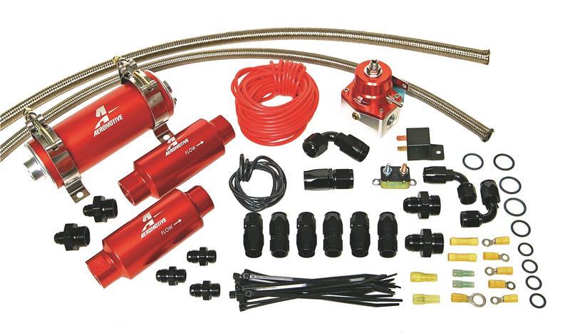 Chevrolet Corvette Fuel System - Aeromotive - Stealth A1000 + LS7 Rails + Wiring Kit - `03-`13
