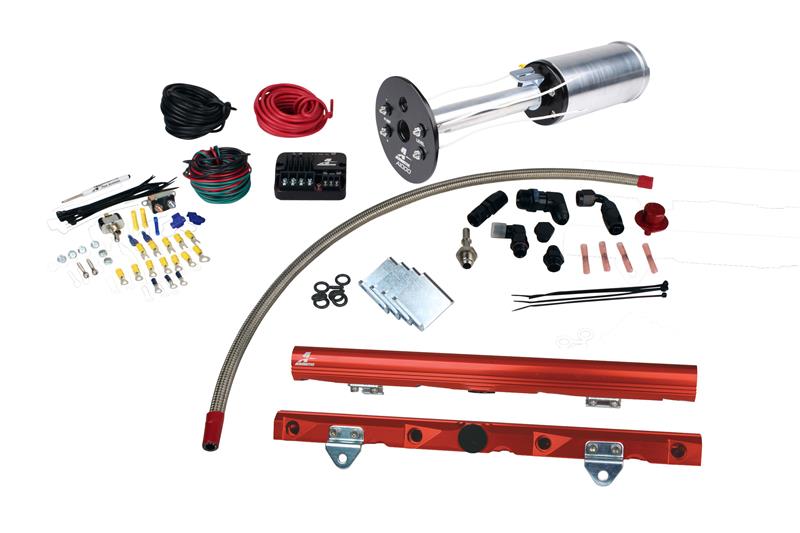 Chevrolet Corvette Fuel System - Aeromotive - A1000/LS7 Rails/PSC/Fittings - `03-`13