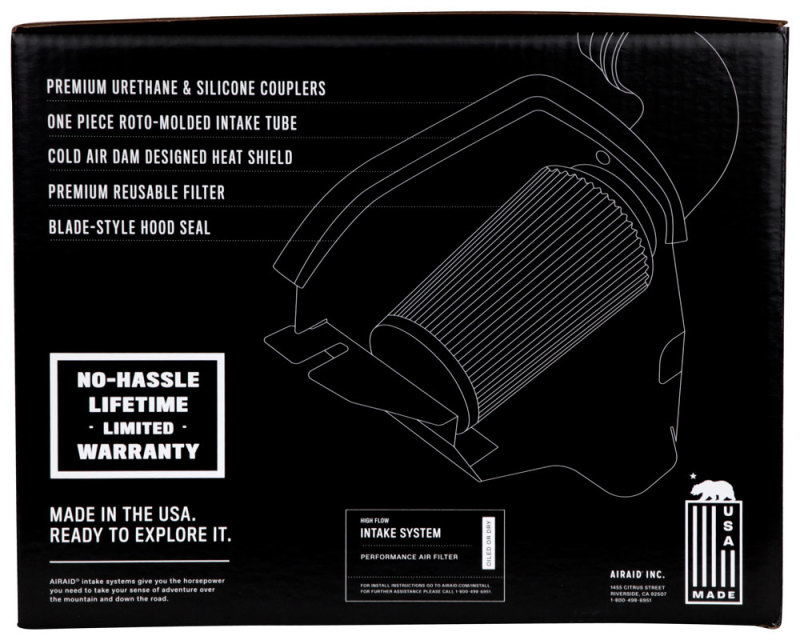 Chevrolet Silverado 1500 Performance Air Intake - Airaid - AIRAID Jr. Kit - `19-`20