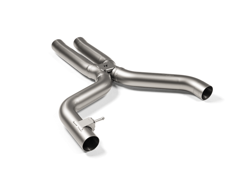 BMW M3 Link Pipe - Akrapovic - Evolution Short Link Pipe, Without Resonator - Titanium - `21-`27