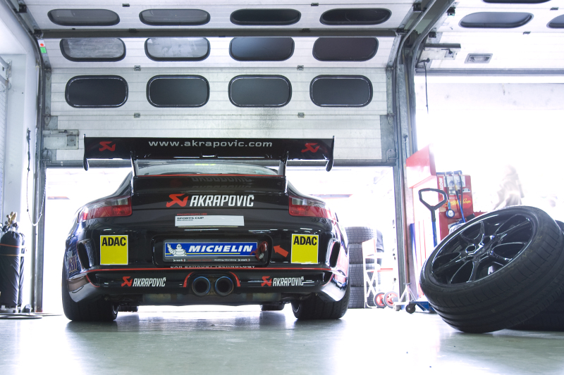 Porsche 911 GT3 Performance Exhaust - Akrapovic - Slip-On Line - Titanium - `14-`17