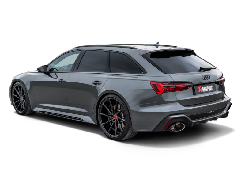Audi RS7 Sportback Performance Exhaust - Akrapovic - Evolution Line Cat Back (Titanium) w/ Carbon Tips - `22-`27