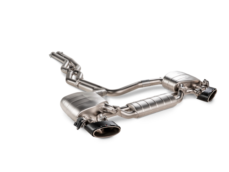 Audi RS7 Sportback Performance Exhaust - Akrapovic - Evolution Line Cat Back (Titanium) w/ Carbon Tips - `22-`27