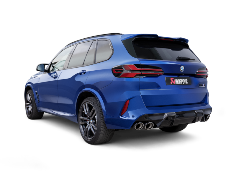 BMW X5M Performance Exhaust - Akrapovic - Slip-On Line - Titanium with Carbon Fiber Tips - `24-`27