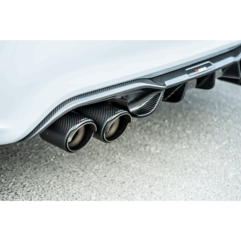BMW M2 Performance Exhaust - Akrapovic - Slip-On Line - Titanium w/Carbon Fiber Tips - `18-`27
