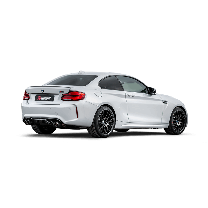 BMW M2 Performance Exhaust - Akrapovic - Slip-On Line - Titanium w/Carbon Fiber Tips - `18-`27