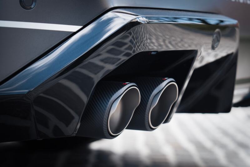 BMW M5 Performance Exhaust - Akrapovic - Carbon Fiber Tail Pipe Set - `24-`27