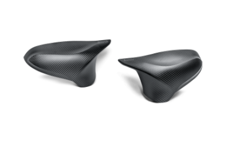BMW M3 Mirror Caps - Akrapovic - Carbon Fiber, Matte Finish - Matte - `14-`27
