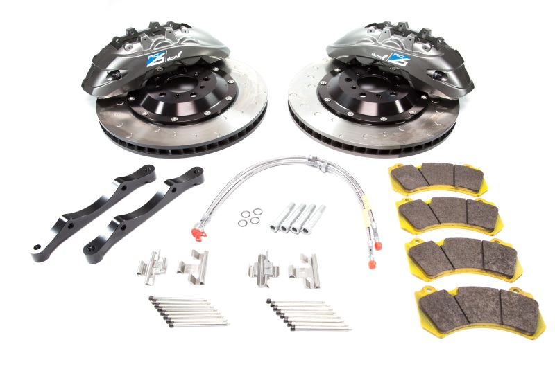 BMW M2 Brake Kit - Front - Alcon - 6 Piston Calipers + 400x34mm Rotors - Grey - `15-`27