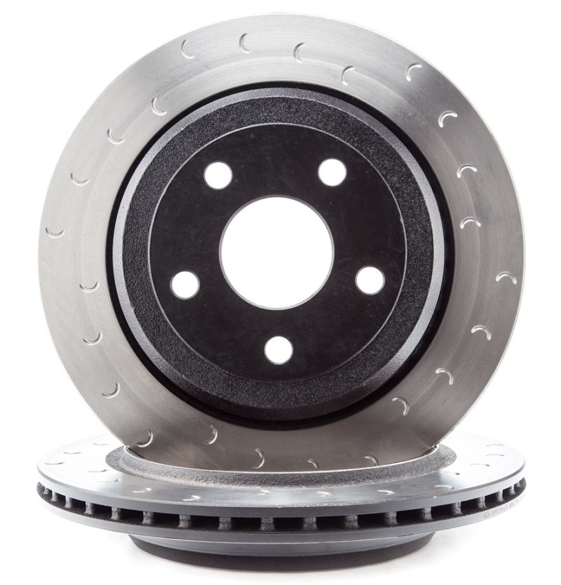 Jeep JK Brake Rotor (1) - Front Left - Alcon - Slotted - `18-`27