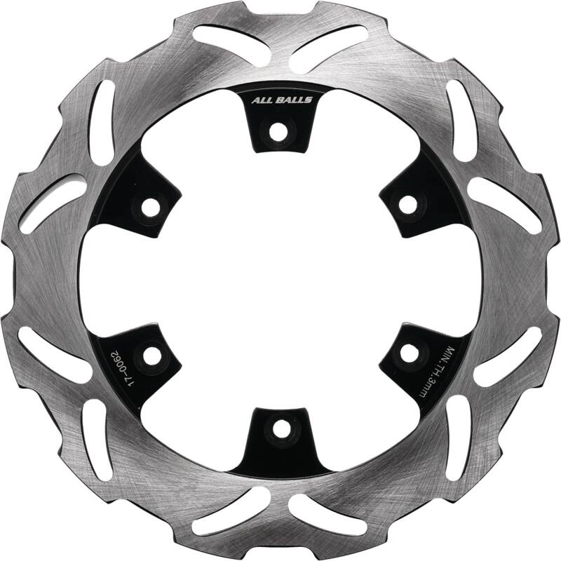 Kawasaki KX125 Brake Rotor (1) - Rear - All Balls Racing - `89-`02 - 18 ...