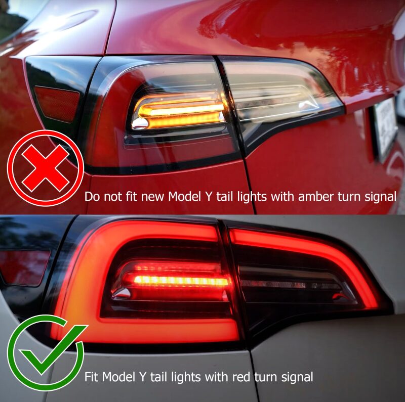 Tesla Model 3 Tail Lights - Rear - AlphaRex - PRO-Series - Jet Black - `17-`22