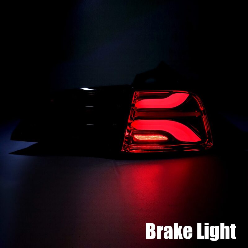 Tesla Model Y Tail Lights - AlphaRex - PRO-Series LED - Red Smoke - `20-`22