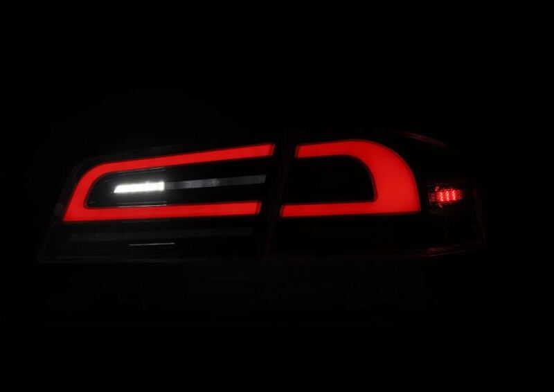 Tesla Model S Tail Lights - AlphaRex - LUXX-Series LED - Alpha-Black - `12-`21