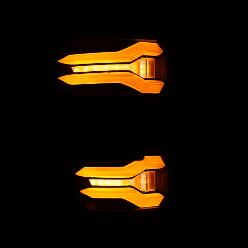 Ford F150 Tail Lights - AlphaRex - LUXX LED - Black - `24-`25