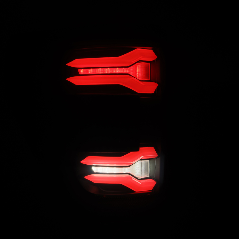 Ford F150 Tail Lights - AlphaRex - LUXX LED - Black - `24-`25