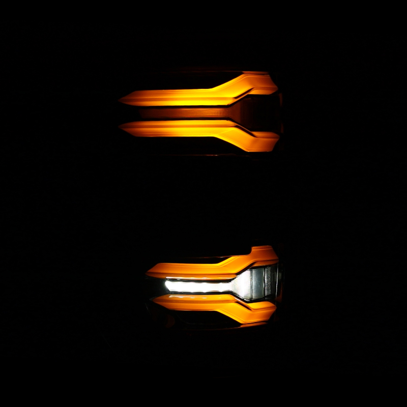 Ford F150 Tail Lights - AlphaRex - LUXX LED - Black - `24-`25