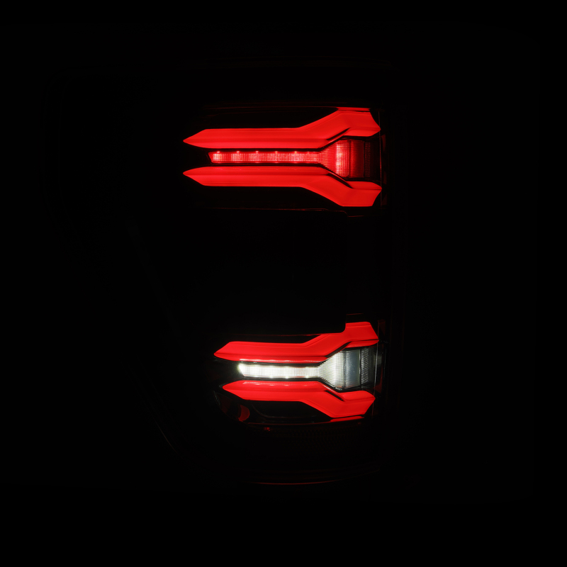 Ford F150 Tail Lights - AlphaRex - LUXX LED - Alpha Black - `24-`25