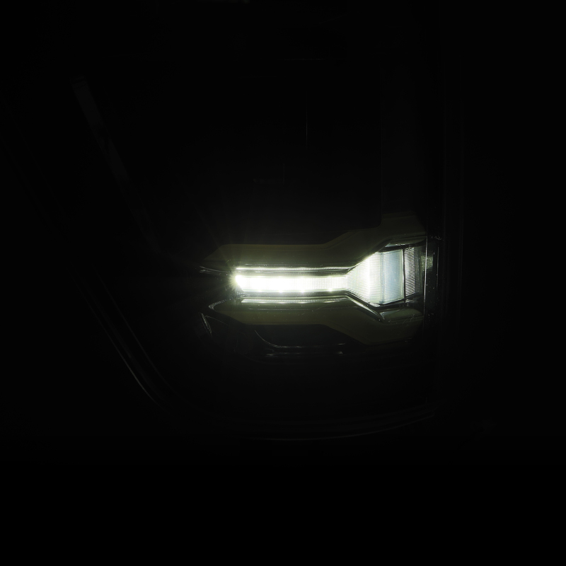 Ford F150 Tail Lights - AlphaRex - LUXX LED - Alpha Black - `24-`25