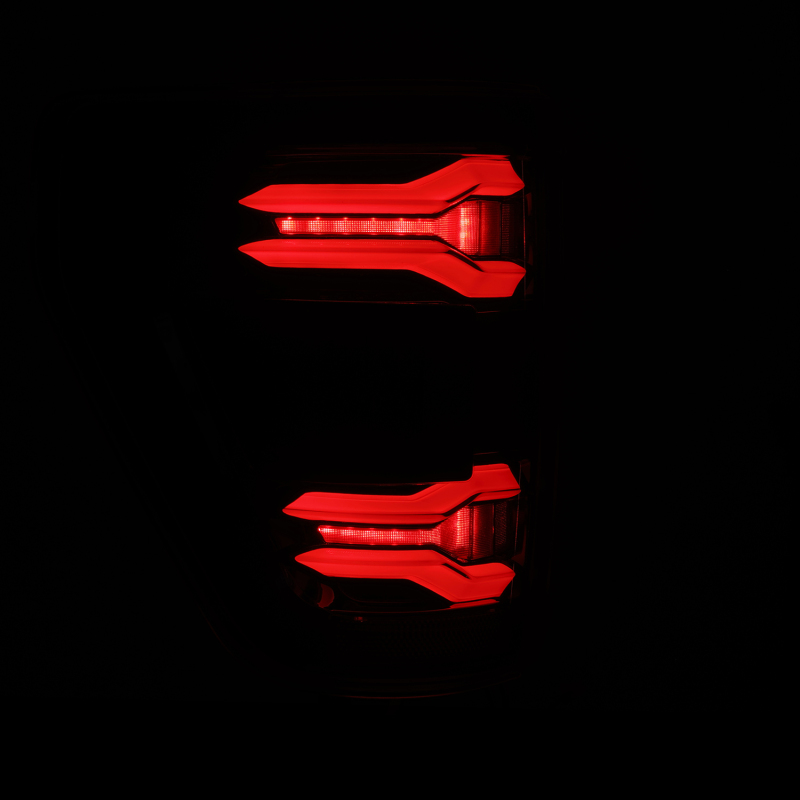 Ford F150 Tail Lights - AlphaRex - LUXX LED - Alpha Black - `24-`25