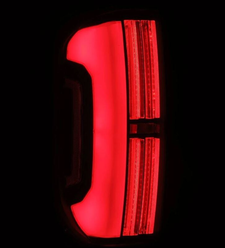 Toyota Tundra Tail Lights - AlphaRex - NOVA Series - Black Red - `14-`21