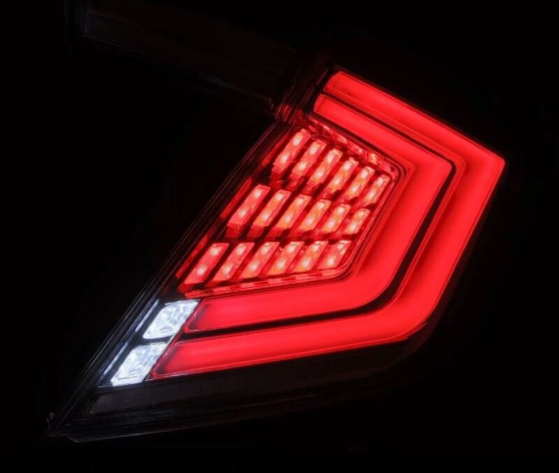 Honda Civic Type-R FK8 Tail Lights - AlphaRex - Nova-Series - Clear - `16-`21