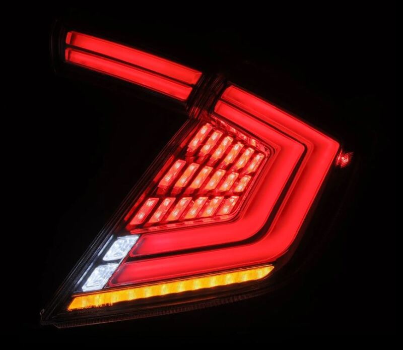 Honda Civic Type-R FK8 Tail Lights - AlphaRex - Nova-Series - Clear - `16-`21