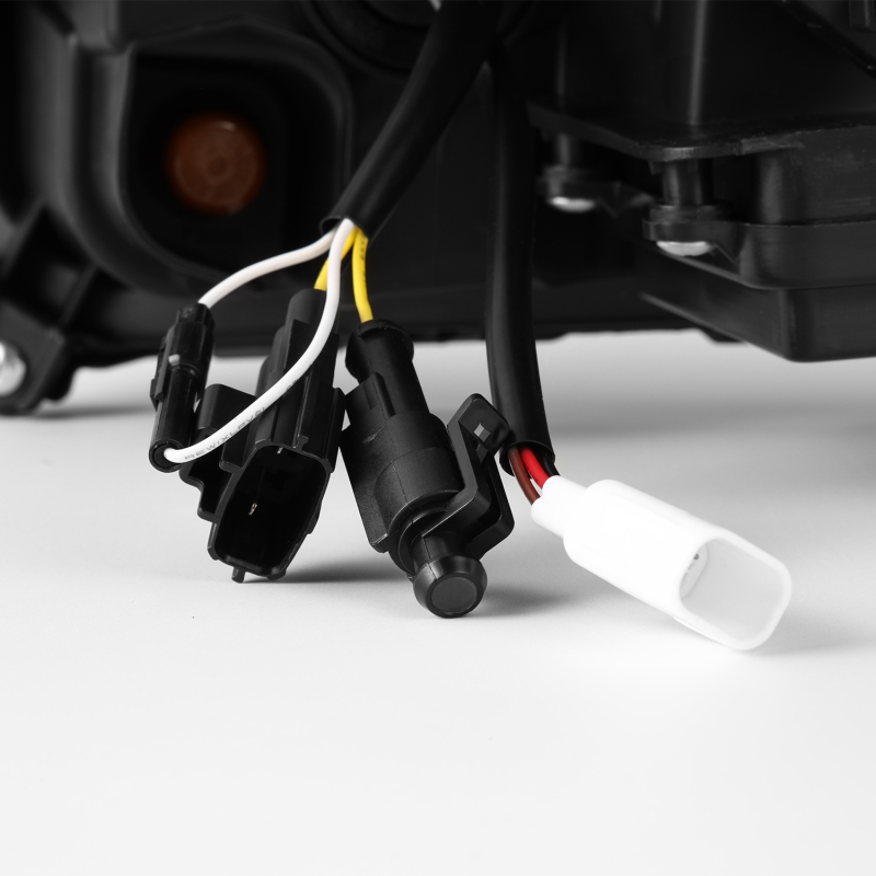 Toyota Tacoma Headlights - AlphaRex - NOVA-Series LED Proj with Actv Light & Seq. Sig + DRL - Black - `23-`27