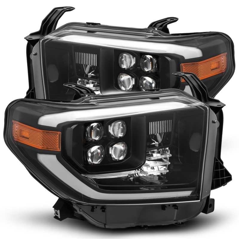 Toyota Tundra Headlights - AlphaRex - NOVA-Series LED Projector - Black - `14-`20