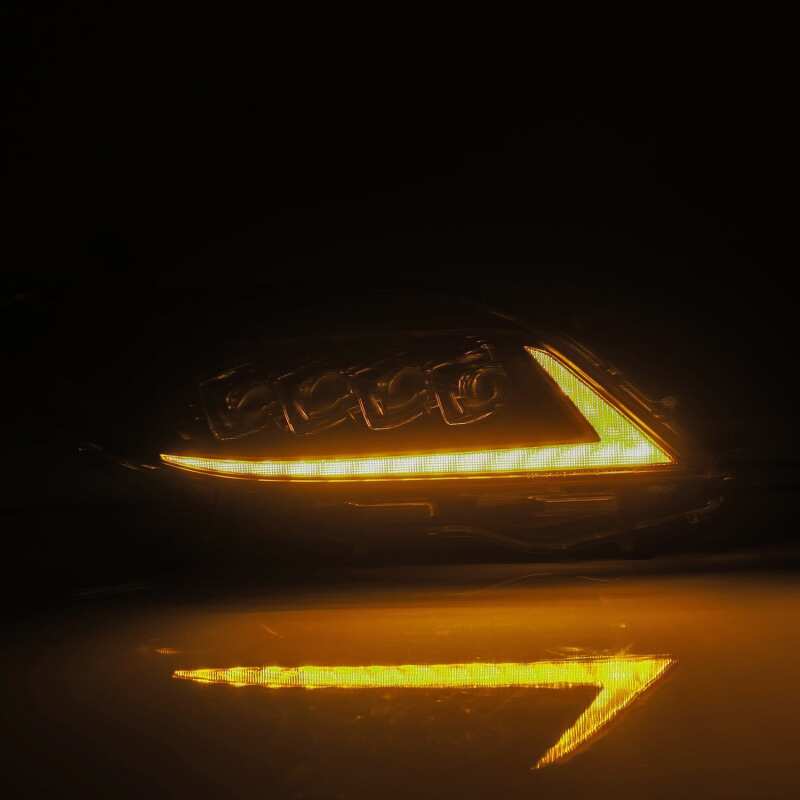 Toyota Sienna Headlights - AlphaRex - NOVA LED Proj Headlights Plank Style - Black - `11-`27