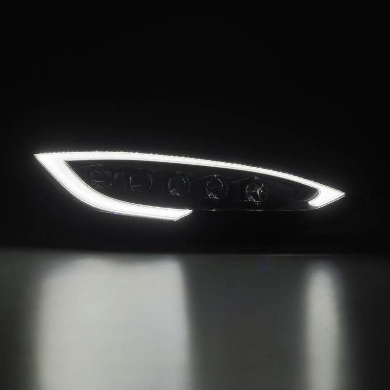 Tesla Model S Headlights - AlphaRex - NOVA-Series LED Projector - Black - `12-`21