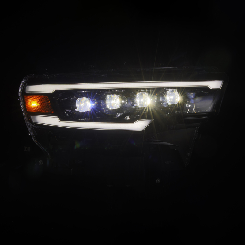 Dodge Ram 1500 Headlights - AlphaRex - NOVA LED Proj - Alpha-Black - `25-`26