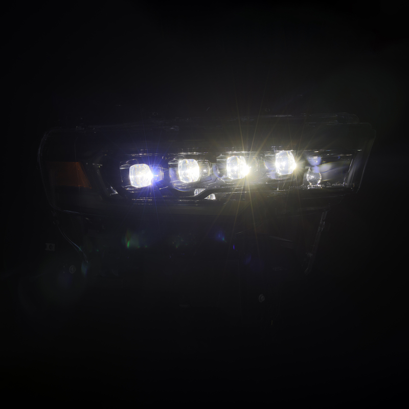 Dodge Ram 1500 Headlights - AlphaRex - NOVA LED Proj - Alpha-Black - `25-`26
