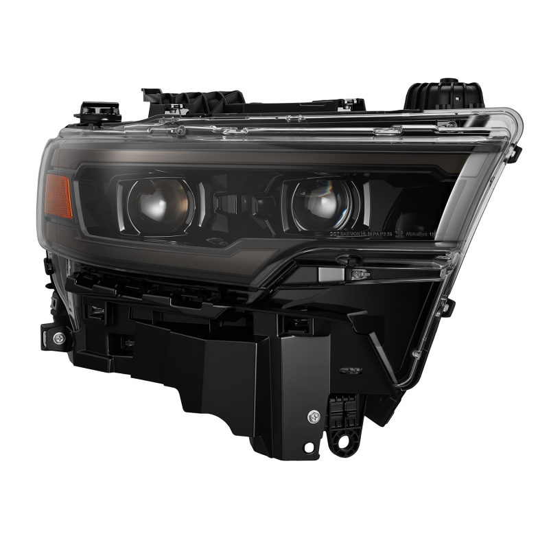 Ram 1500 Headlights - AlphaRex - Luxx LED Proj - Alpha Black - `25-`26