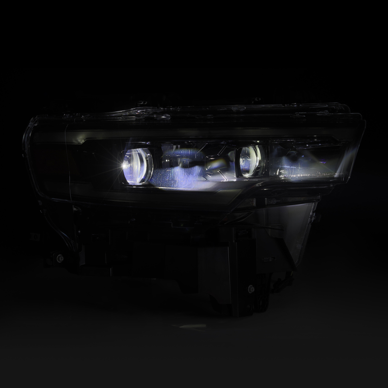 Ram 1500 Headlights - AlphaRex - Luxx LED Proj - Alpha Black - `25-`26