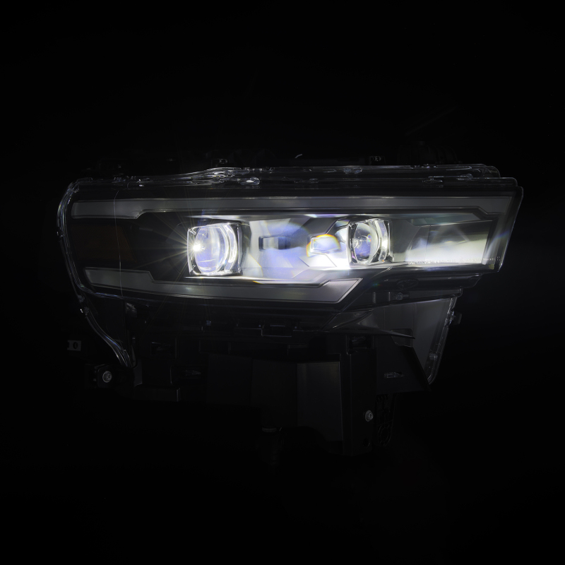 Dodge Ram 1500 Headlights - AlphaRex - Luxx LED Proj - Black - `25-`26