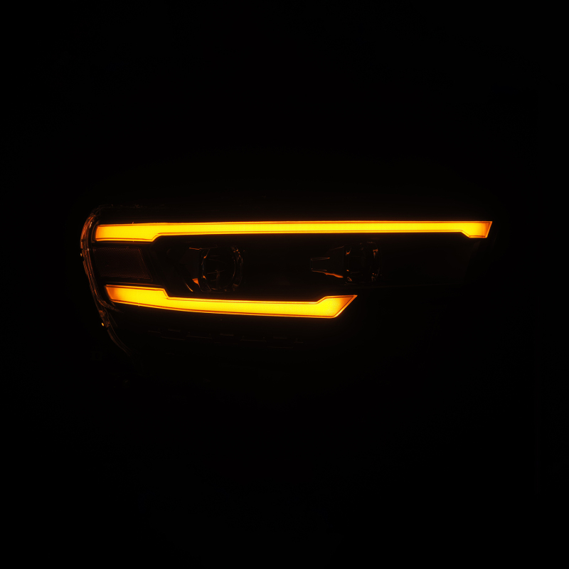 Dodge Ram 1500 Headlights - AlphaRex - Luxx LED Proj - Black - `25-`26