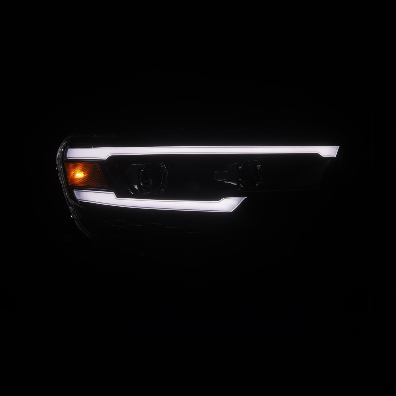 Dodge Ram 1500 Headlights - AlphaRex - Luxx LED Proj - Black - `25-`26