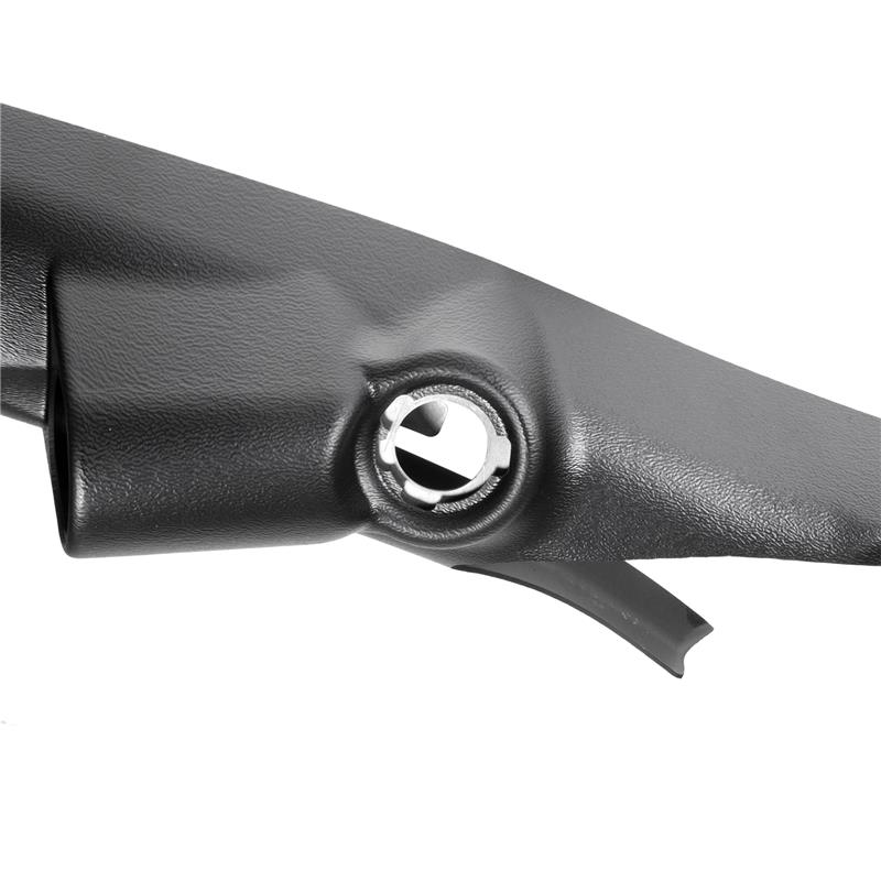 Ford Mustang Gauge Pod - A-Pillar - AutoMeter - Single 2 1/16in - Black - `15-`27