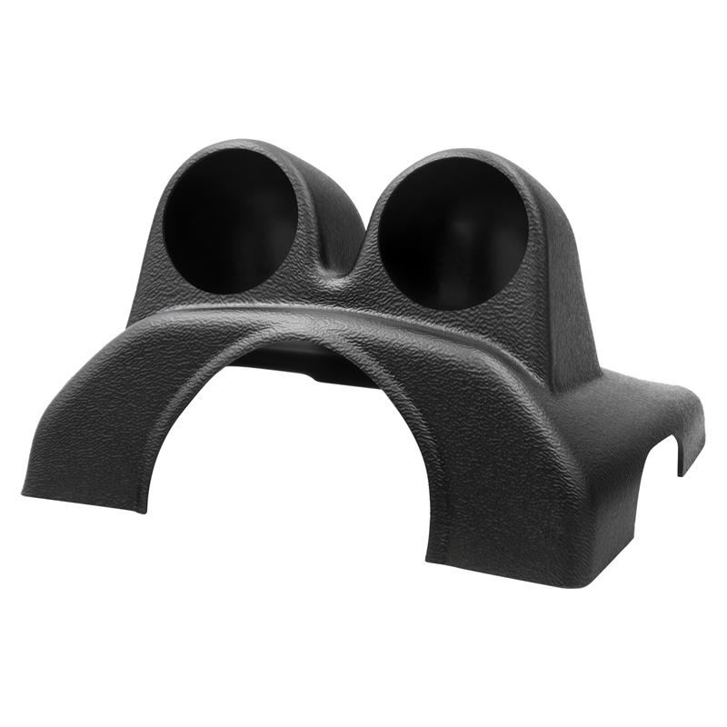 Dodge Ram Gauge Pod - AutoMeter - Dual Steering Column - Black - `10-`19